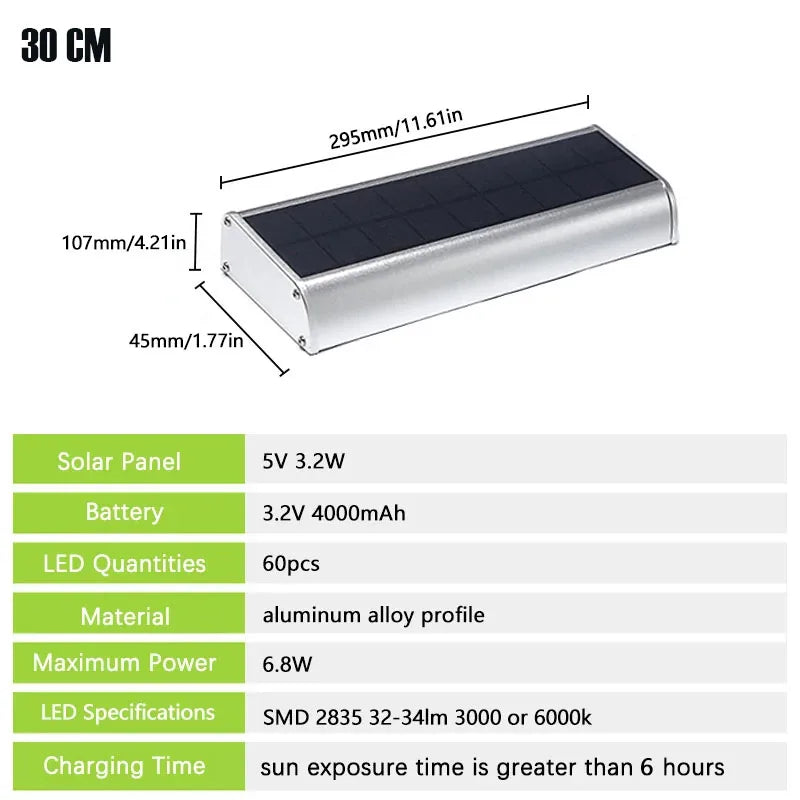 Billboard Solar Light Solar Outdoor Lighting Work 12h Automatic Sensing Super Bright Solar Lamp Outside for Sign Billboard Wall