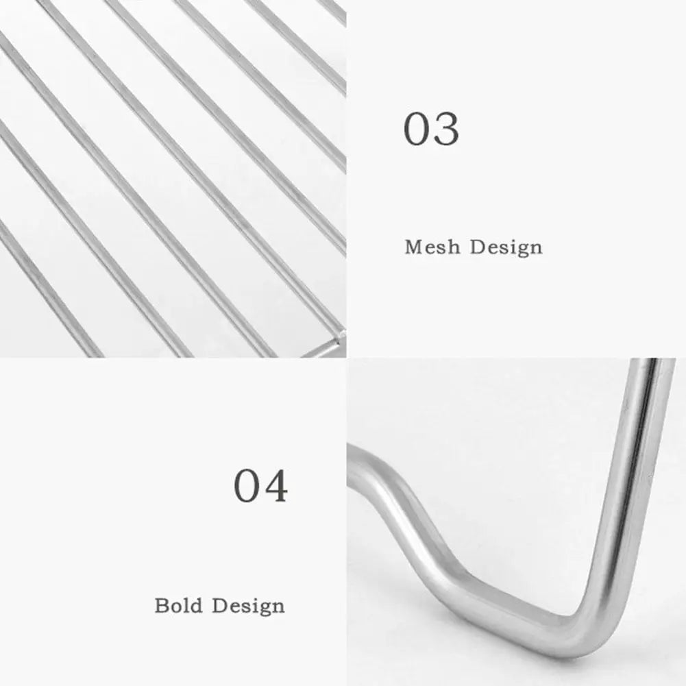 Outdoor Steel Stove Holder Foldable Portable Camping BBQ Cooking Campfire Gas Stove Stand Supplies