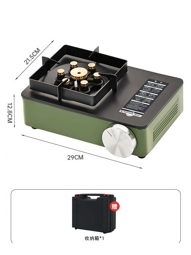 Camping Stove Portable Outdoor Gas Stove High-power Cooking Set Steak Grill Grill Outdoor Equipment