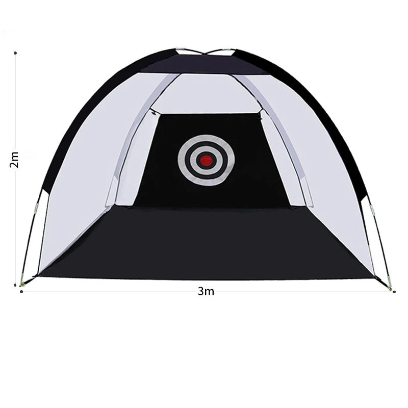 PGM Brand Golf Hitting Cage Indoor 2M 3M Golf Practice Net Tent Garden Grassland Golf Training Equipment Mesh Mat Outdoor Swing