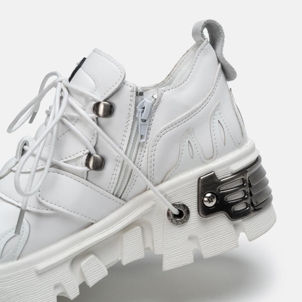 New Men's Gothic Skull Boots Black Women Shoes Designer Punk Metal Platform Walking Sneakers Skeleton Metal Buckles Ankle Boots