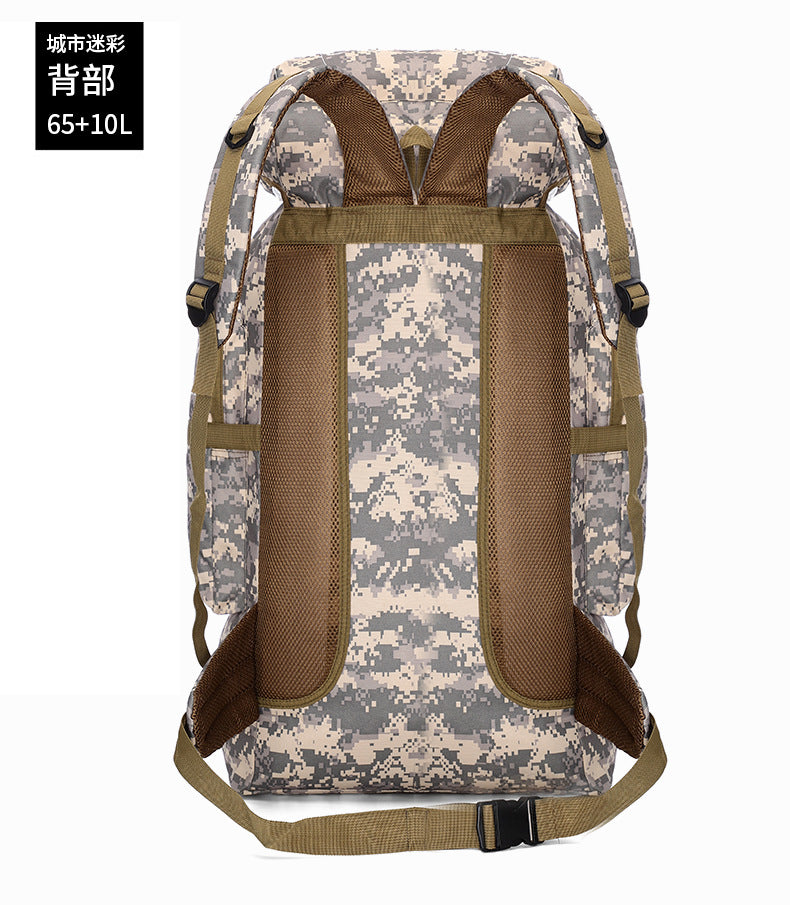 Men's 80L Large Hiking Mountaineering Backpack Climbing Hiking Backpack Camping Backpack Sport Outdoor Rucksack Bag