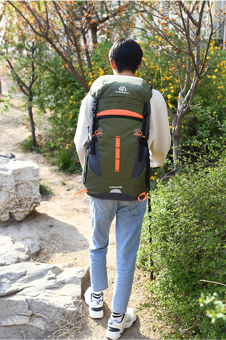 50L Travel Bag Camping Backpack Hiking Army Climbing Bags Trekking Mountaineering Mochila Large Capacity Sport Bag