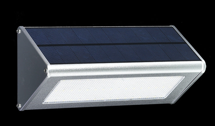 1100LM Solar 48Led Light Outdoor WaterProof Aluminum Radar Motion Sensor Lighting Lamp for Wall Security Yard Patio Fence Porch