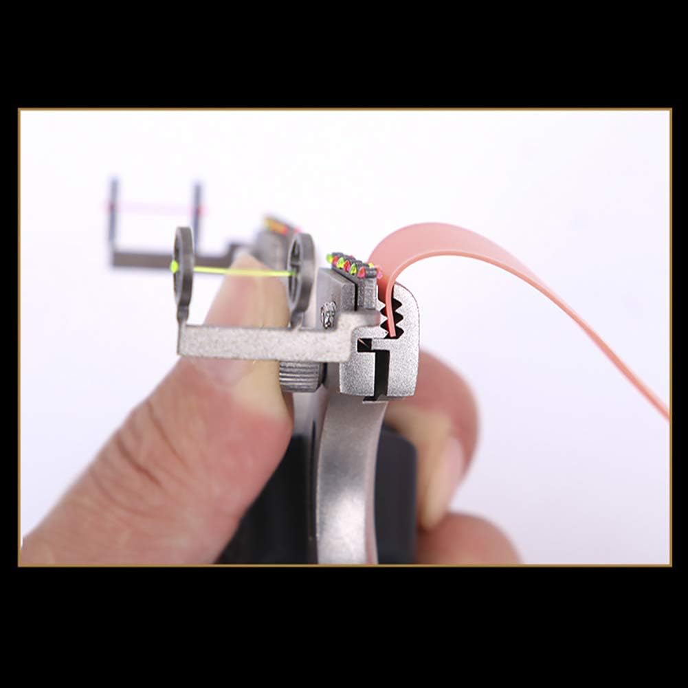 Hunting Catapult for Outdoor Exercise Slingshots for Adults with 3 Rubber Bands Fiber Optic Sight Sling Shot Accurate Shooting