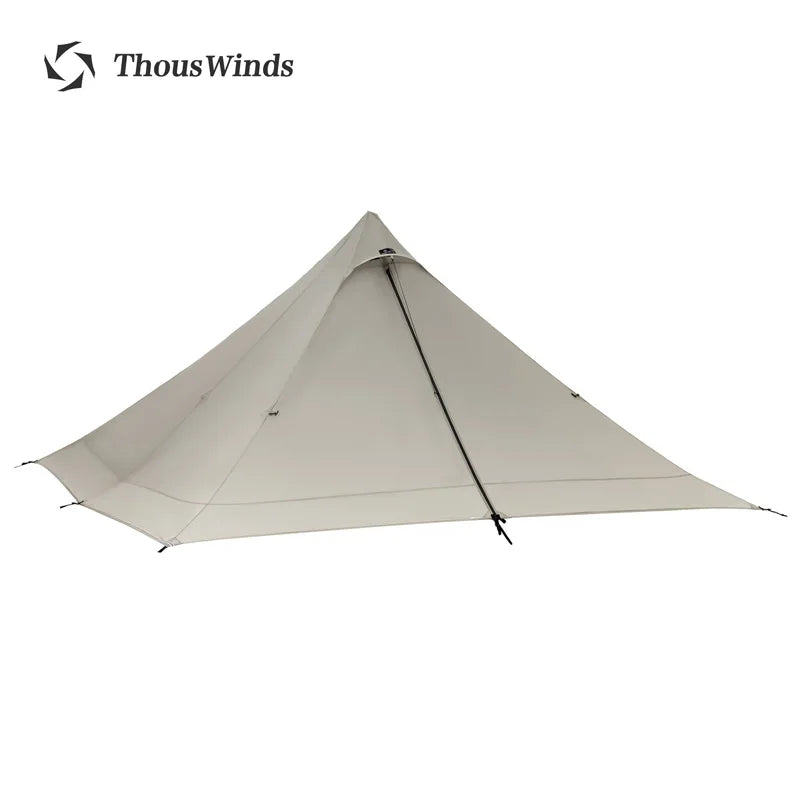 Thous Winds Capricorns 2 Person Tent Ultralight Hiking Tent Trekking Poles Tent 15D Ripstop Nylon Both Side Silicon Outdoor Tent
