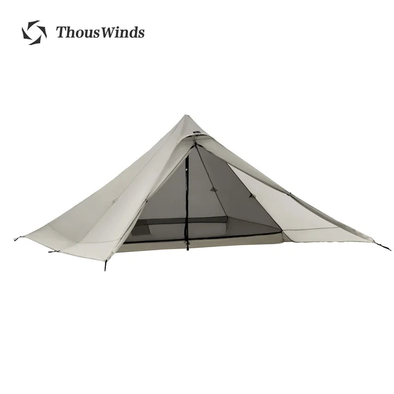 Thous Winds Capricorns 2 Person Tent Ultralight Hiking Tent Trekking Poles Tent 15D Ripstop Nylon Both Side Silicon Outdoor Tent
