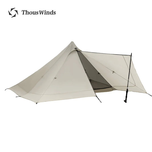 Thous Winds Capricorns 2 Person Tent Ultralight Hiking Tent Trekking Poles Tent 15D Ripstop Nylon Both Side Silicon Outdoor Tent