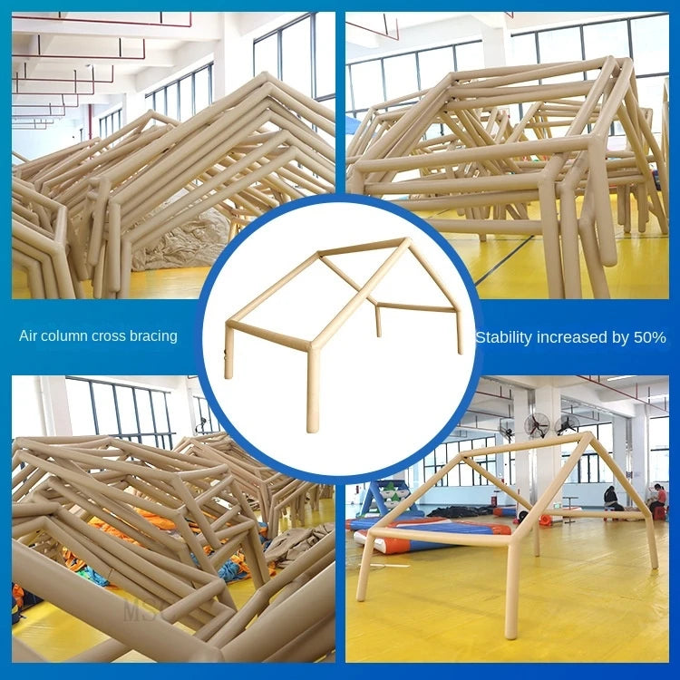 Inflatable Tent Outdoor Tent 6.3㎡ Camping 3-4 People Warm Waterproof Air Tent Automatic Camping Tent Family Camping Tent Travel