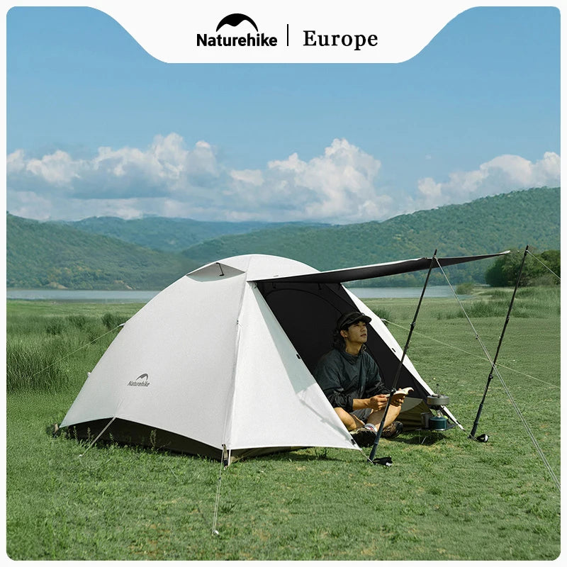 Naturehike YunChuan Outdoor Camping Tent 2/3 Person Waterproof PU2000+ Blackout Tents UV50+ Portable Lightweight Hiking Shelter