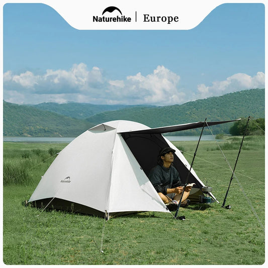 Naturehike YunChuan Outdoor Camping Tent 2/3 Person Waterproof PU2000+ Blackout Tents UV50+ Portable Lightweight Hiking Shelter