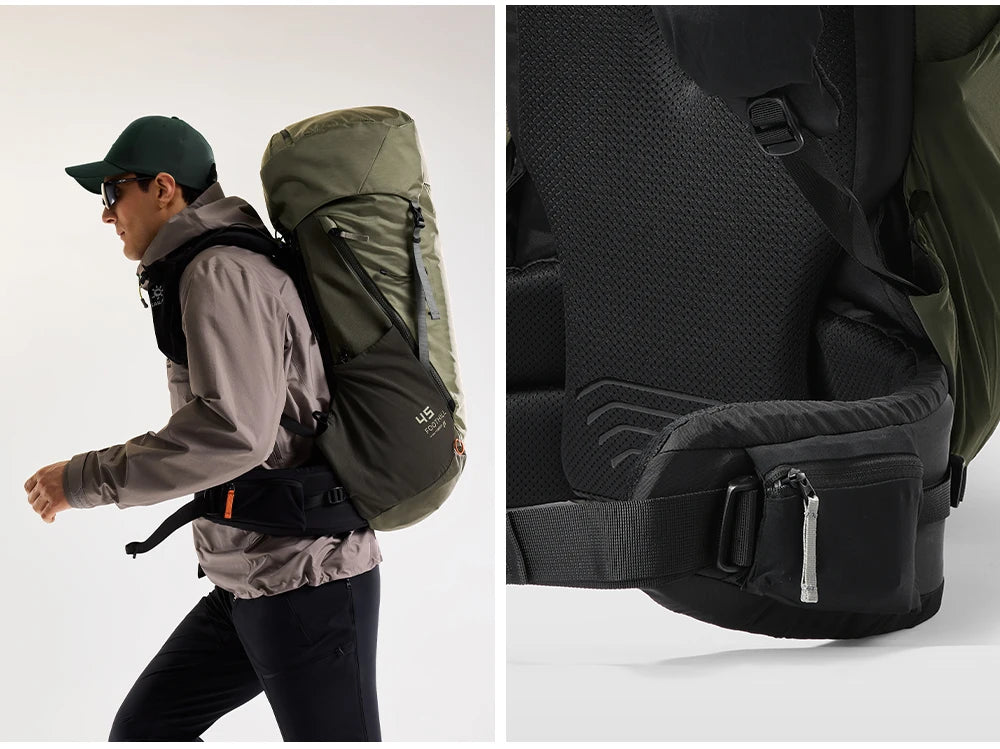 KAILAS Foothill 45L Large Capacity Hiking Backpack Lightweight  Durable Women Men Outdoor Climbing Bags KA2453004