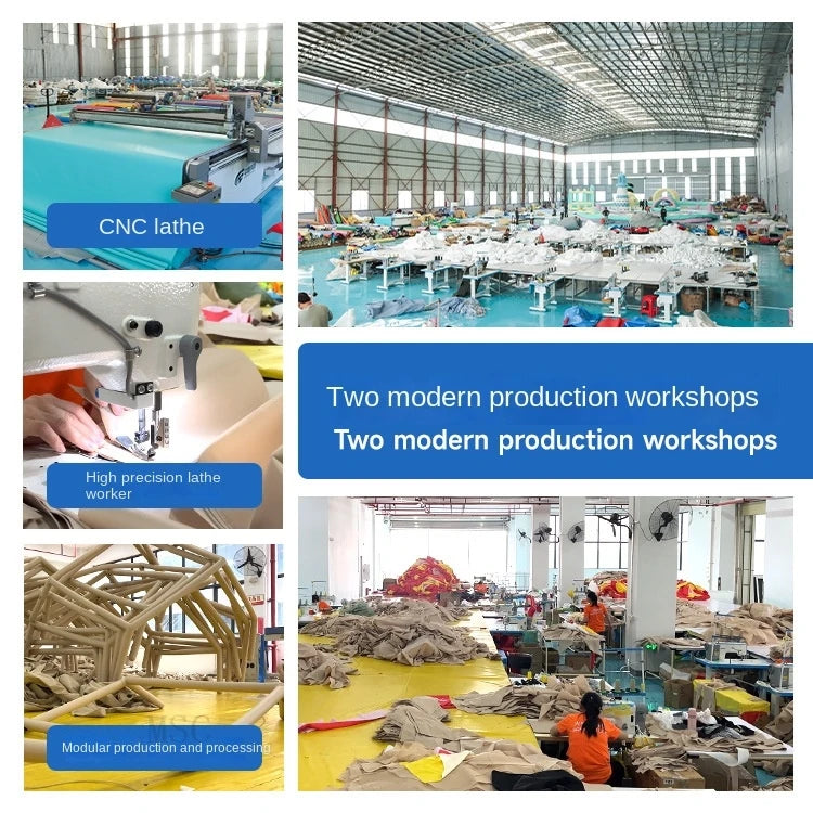 Inflatable Tent Outdoor Tent 6.3㎡ Camping 3-4 People Warm Waterproof Air Tent Automatic Camping Tent Family Camping Tent Travel