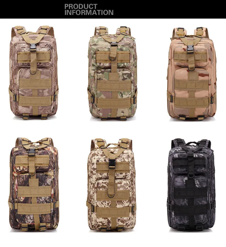 Army Tactical Backpack for Men 30L/50L Travel Camping Bag 1000D Military Hiking Supplies Sports Trekking Climbing Waterproof bag