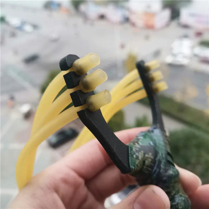 High-quality High-power Catapult Slingshot Shooting Fish Bow Titanium Steel Adult Hunting Shooting Slingshots Accept Customizati