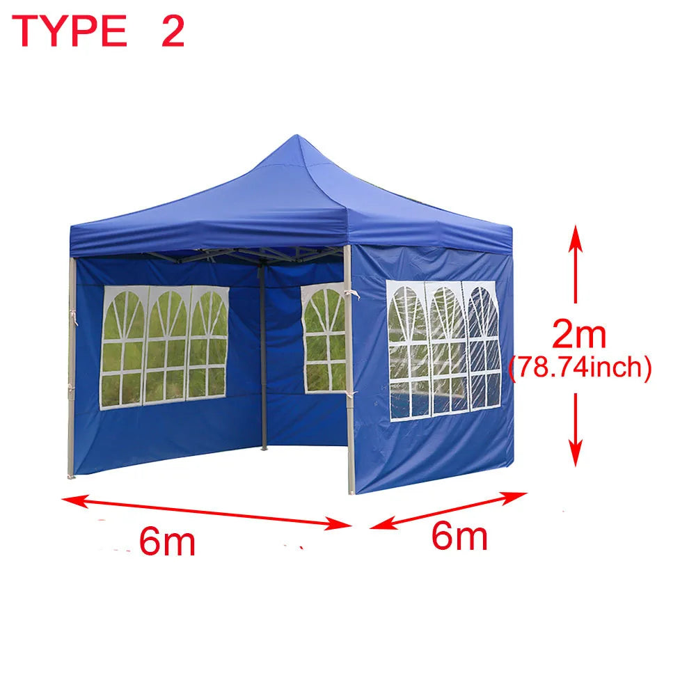ZK30 Dropshipping Outdoor Tent Oxford Cloth Wall Rainproof Waterproof Tent Gazebo Garden Shade Shelter Without Canopy Top Frame