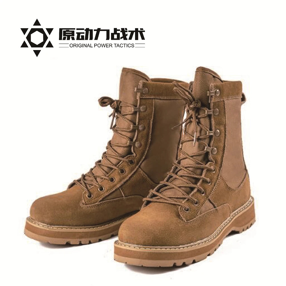 2025 Original Product US Army Sand Battle Desert  Summer Air Vent Army Mountaineering Boots Special Commando men