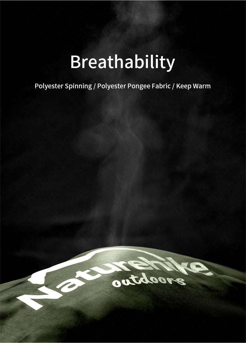 Naturehike Sleeping Bag Ultralight Winter Envelope Spliceable Sleeping Bag for Outdoor Camping Adult Waterproof Cotton Quilt