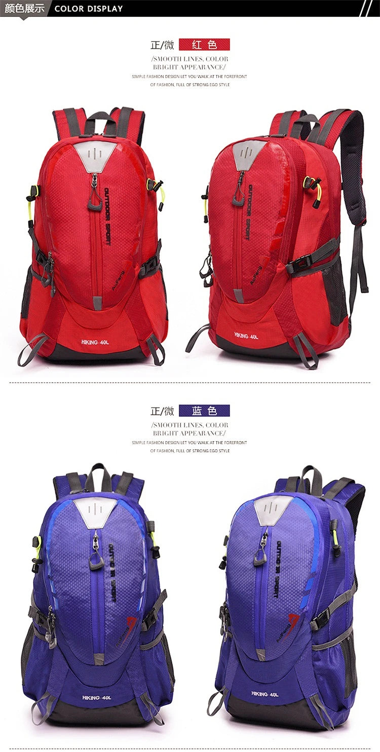 Quality Rucksack Camping Hiking Backpack Sports Bag 2021 Outdoor Travel Backpack Trekk Mountain Climb Equipment 40L Men Women