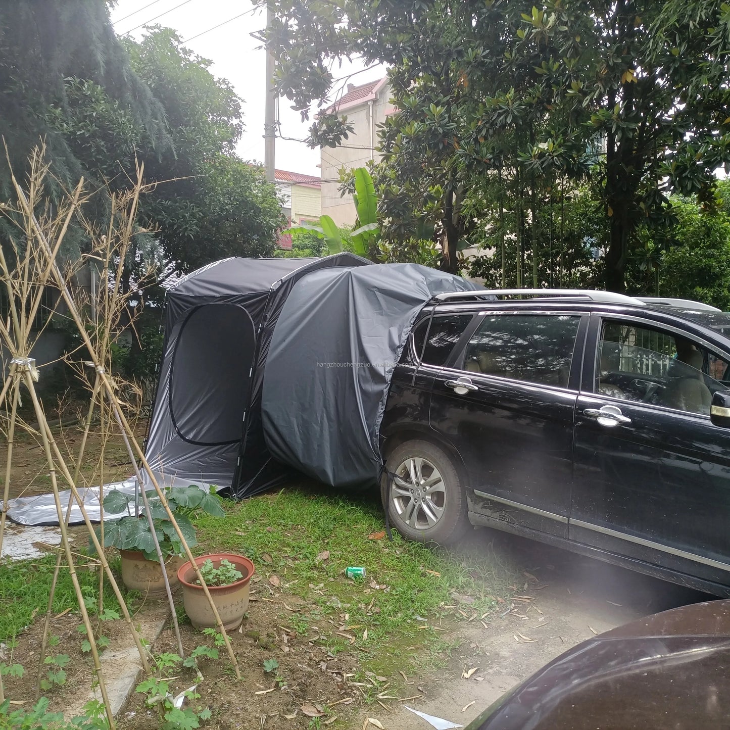 Newest SUV Car Tent, Tailgate Shade Awning Tent for Camping, Vehicle SUV Tent Car tent can be used without car,Car Tailgate Tent