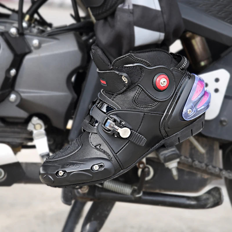 new arrive  automobile race boots pro automobile race boots motorcycle boots ride shoes 9003