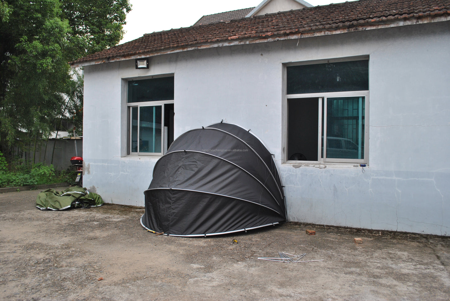 Motorcycle Hanging Garage Tent, Speedway Shelters, Garage Tent, Storage Tent, CZX-507, Portable Outdoor Hanging Garage Tent