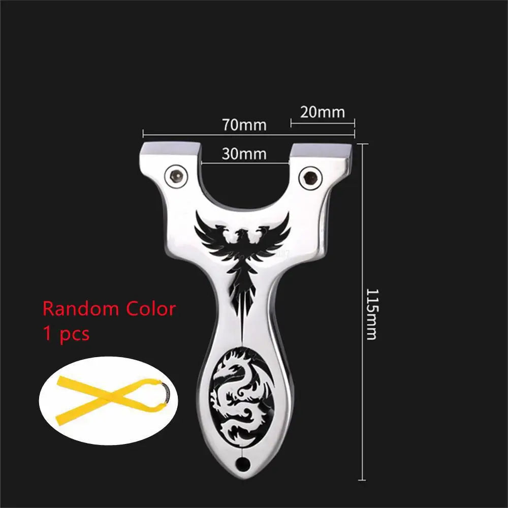 Outdoor Professional Hunting Slingshot Shooting Game Catapult High Quality Stainless Steel Catapult Rubber Band Slingshot Set