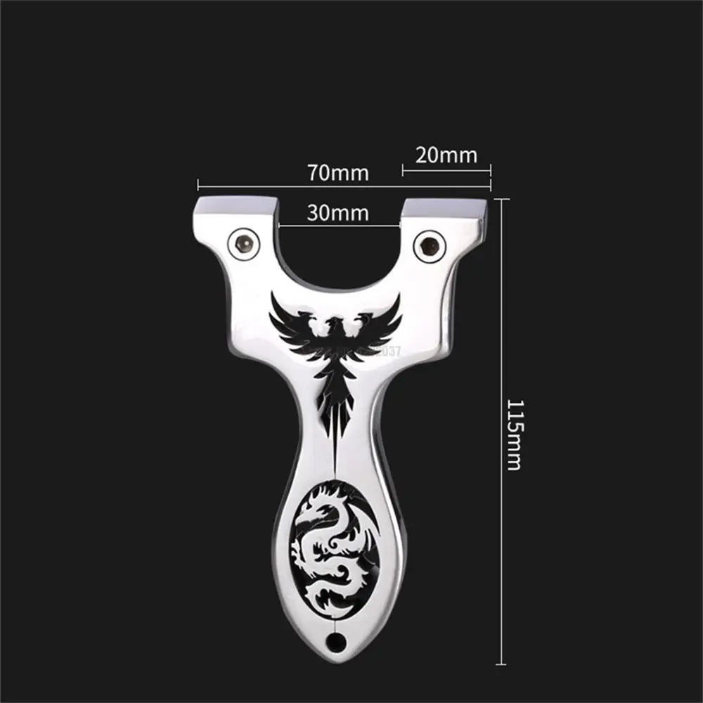 Outdoor Professional Hunting Slingshot Shooting Game Catapult High Quality Stainless Steel Catapult Rubber Band Slingshot Set
