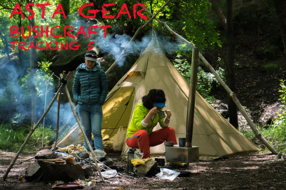 ASTA GEAR Track 5 Pyramid tent bushcraf lightweight 4-5 people outdoor hiking camping with snow skirt rainproof windproof tent