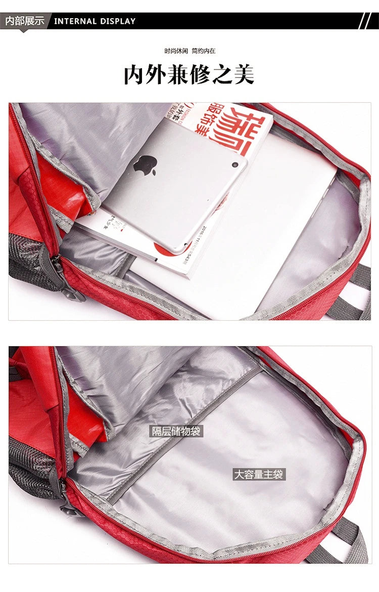 Quality Rucksack Camping Hiking Backpack Sports Bag 2021 Outdoor Travel Backpack Trekk Mountain Climb Equipment 40L Men Women