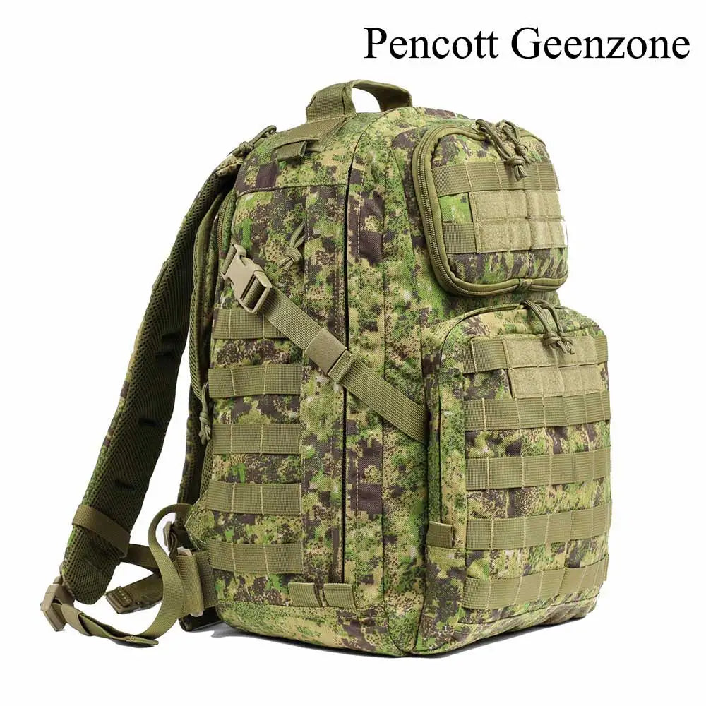 SINAIRSOFT Tactical 55L Outdoor Molle Waterproof Backpack Mountaineering Hunting Bags Trekking Hiking Fishing Bag