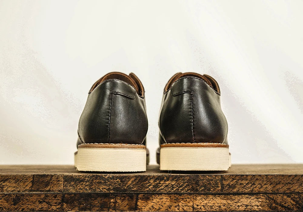 Durable Goodyear-Welted Stitchdown Rugged Style Work Boots Heritage Genuine Leather Moctoeboots Red For Men 1907 Shoes