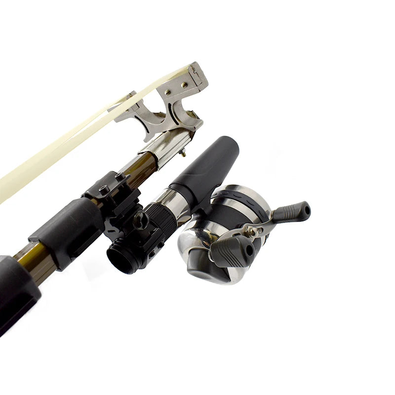 Slingshot Set Slingshot Precision Green Laser Telescopic High Power Catapult Use Reels for Outdoor Hunting Shooting New