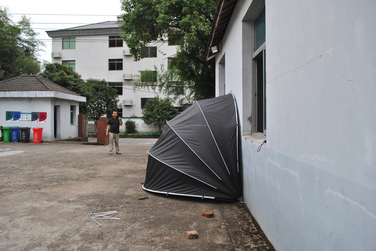 Motorcycle Hanging Garage Tent, Speedway Shelters, Garage Tent, Storage Tent, CZX-507, Portable Outdoor Hanging Garage Tent