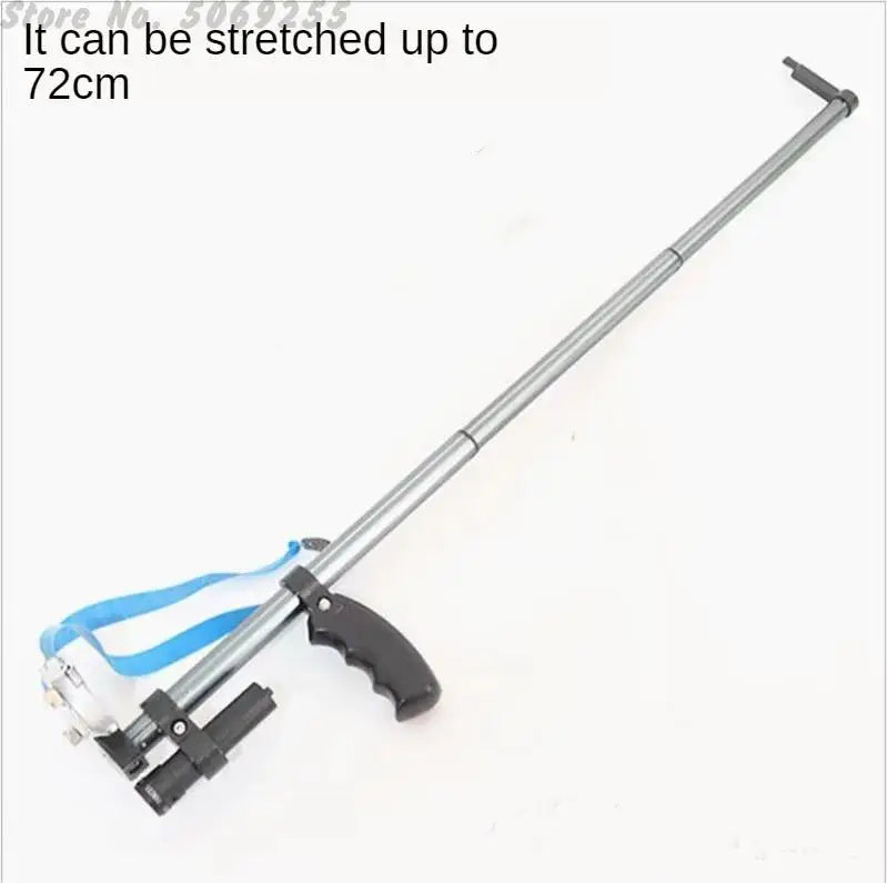 New Laser Aiming Slingshot Powerful Outdoor Hunting Competition Catapult  Use Flat Rubber Band Long Pole Telescopic Slingshot