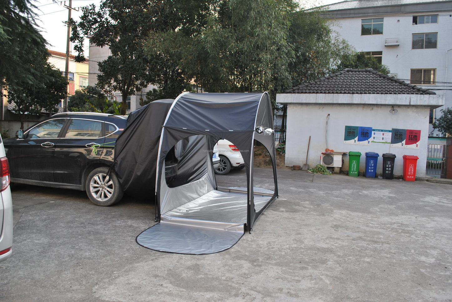 SUV Car Tent for Camping, SUV Tailgate Shade Awning Tent, Outdoor car Tent with Three Door Design, Vehicle Camping Tents