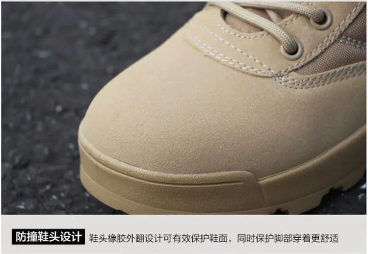 2024 Genuine summer tactical army fans high help desert combat boots tactics SWAT outdoor men's climbing shoes