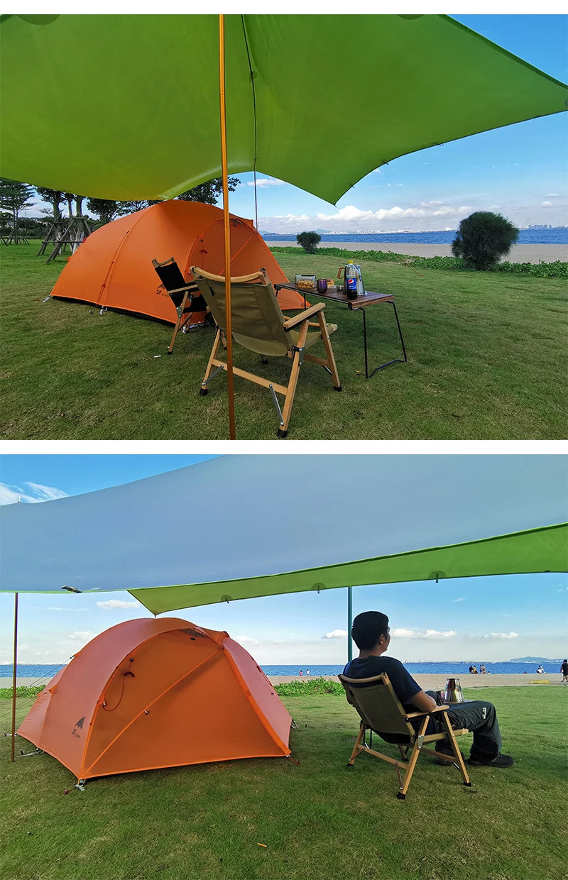 3F UL GEAR Qingkong 4 Person 4 Season 15D Camping Tent Outdoor Ultralight Hiking Backpacking Hunting Waterproof Tents