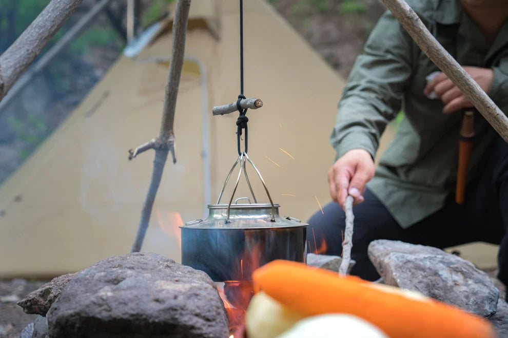 ASTA GEAR Track 5 Pyramid tent bushcraf lightweight 4-5 people outdoor hiking camping with snow skirt rainproof windproof tent