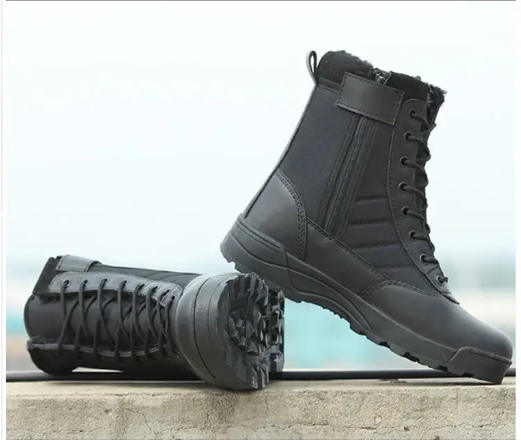 2024 Genuine summer tactical army fans high help desert combat boots tactics SWAT outdoor men's climbing shoes