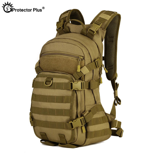 PROTECTOR PLUS Tactical Backpack 25L Riding Backpack Waterproof  High Quality Hiking Hunting Style Bag Small Rucksack