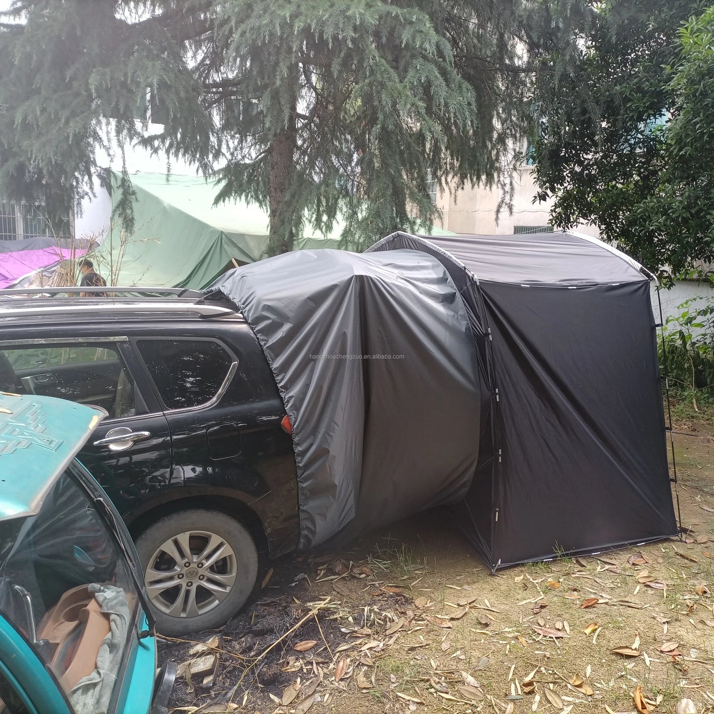 Newest SUV Car Tent, Tailgate Shade Awning Tent for Camping, Vehicle SUV Tent Car tent can be used without car,Car Tailgate Tent