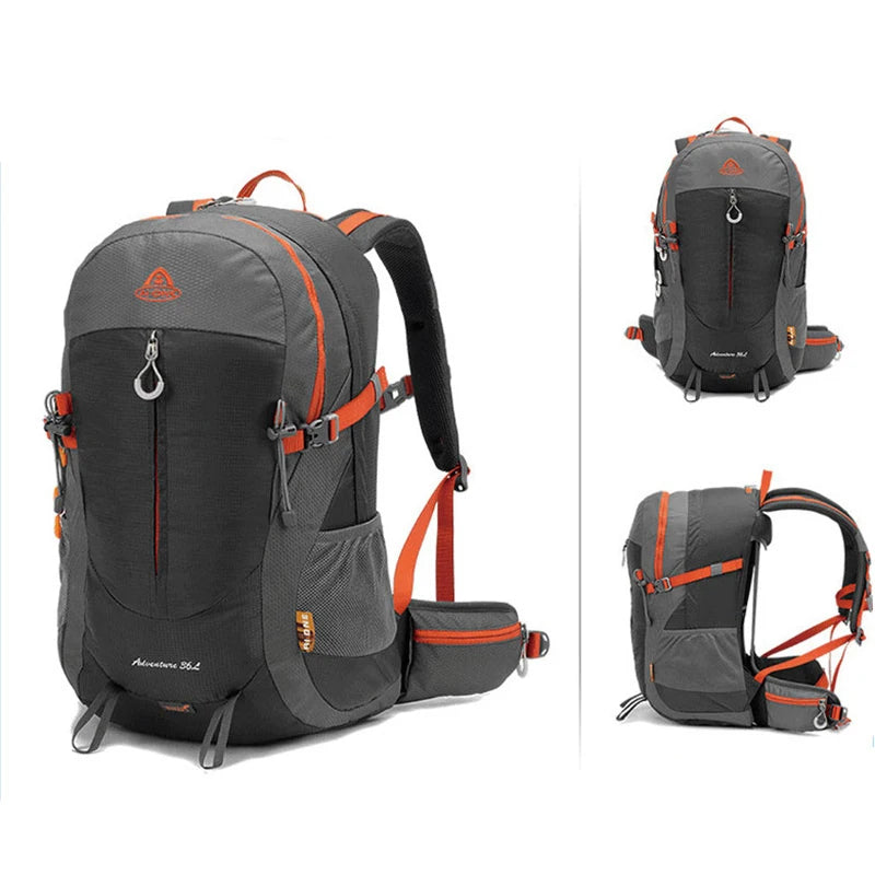 36L Mountain Top Climbing Bag Hicking Trekking Backpack Men Women Survival Backpack Tourist Cycling Backbag Tramping Pack 2022