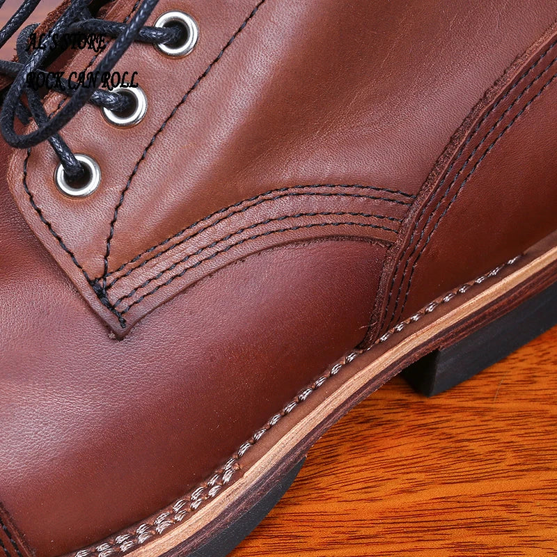 XW400 RockCanRoll Super Quality Size 35-52 Handmade Goodyear Welted Durable Italian Cowhide Boot Custom Made Available