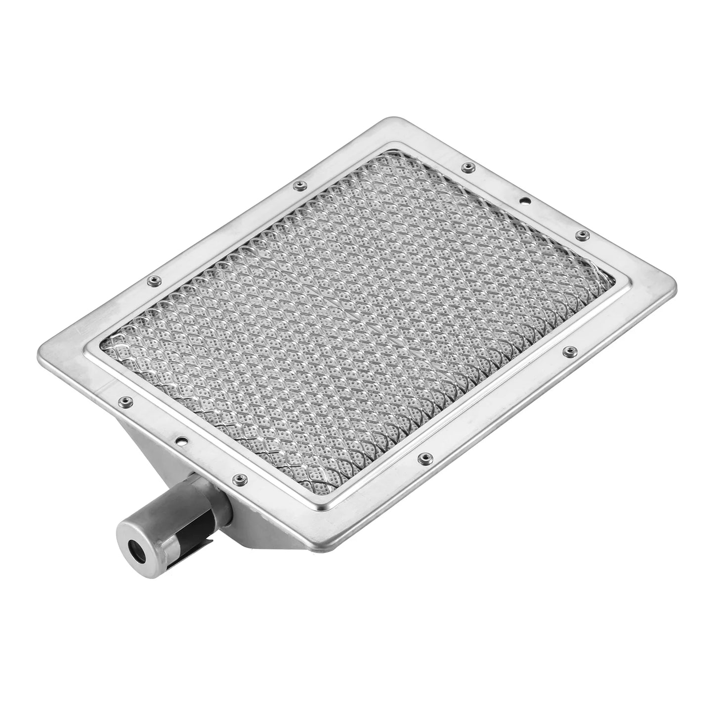 BBQ Grill Stove Heater Burner Replacement Parts 8.66"x 6.69" （220x170mm） Infrared Heating Flame Ceramic Burner Head