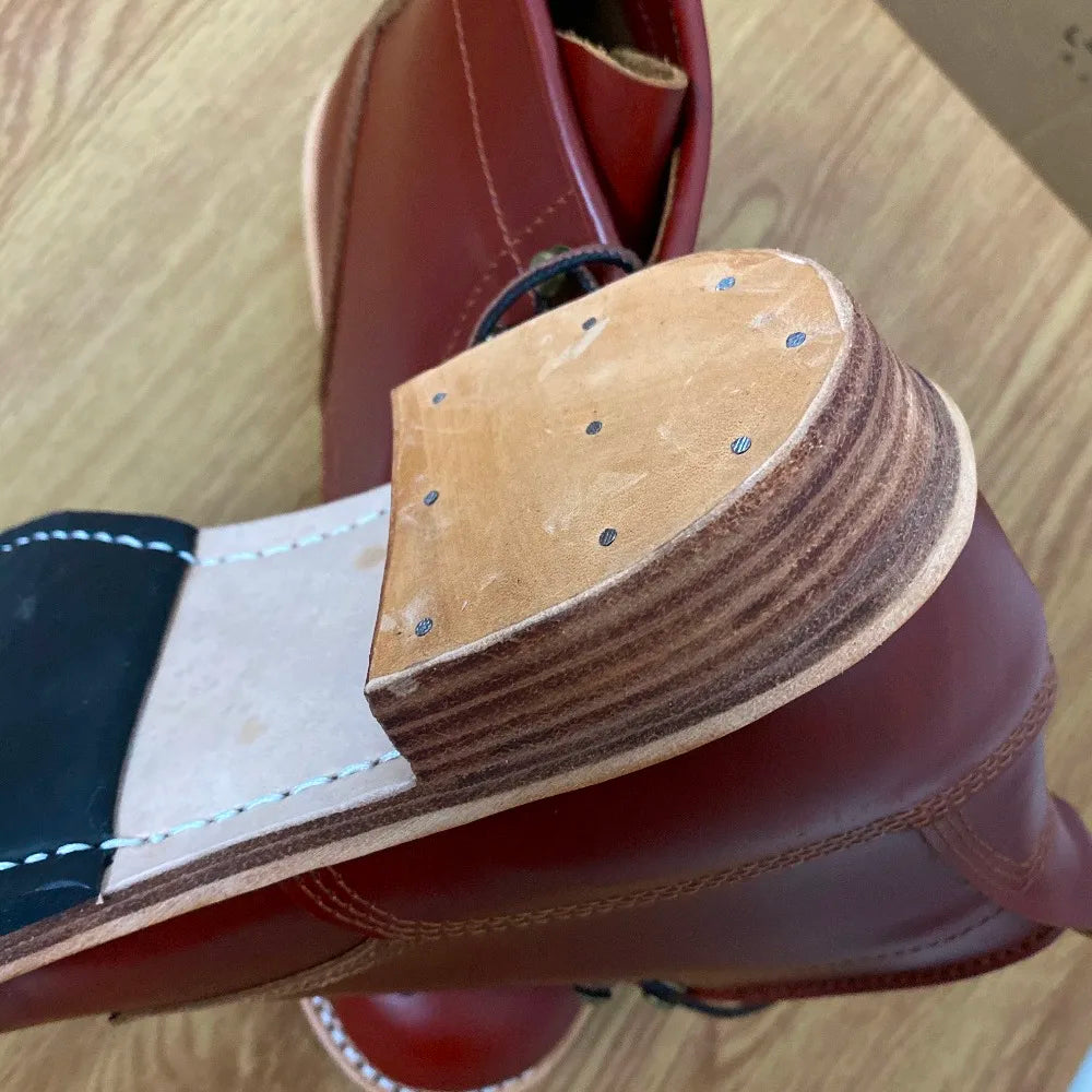 XW400 RockCanRoll Super Quality Size 35-52 Handmade Goodyear Welted Durable Italian Cowhide Boot Custom Made Available