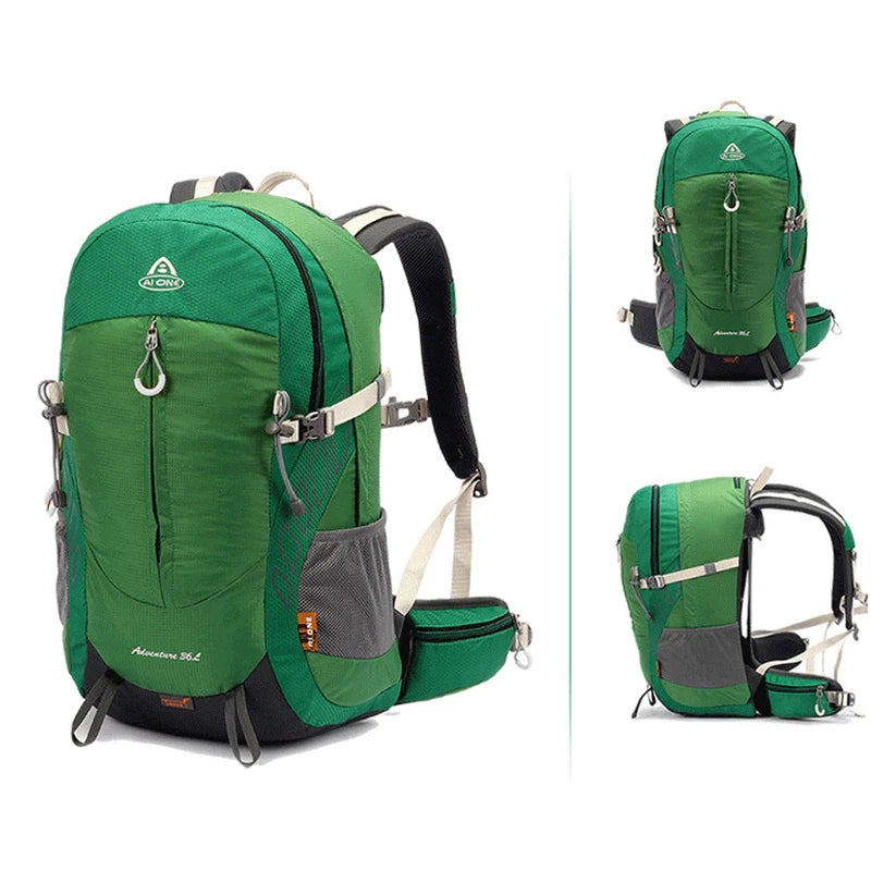 36L Mountain Top Climbing Bag Hicking Trekking Backpack Men Women Survival Backpack Tourist Cycling Backbag Tramping Pack 2022