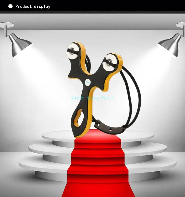 Professional Outdoor Hunting Slingshots New Card Ball Fishing Slingshot Flat & Round Rubber Band Pro Catapult Shooting Kids