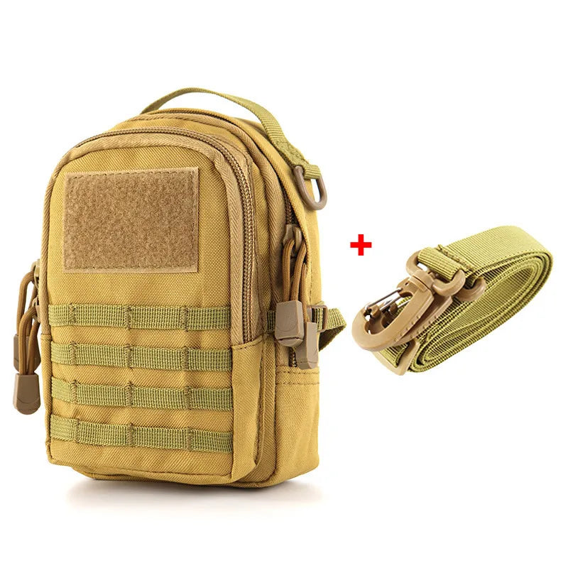 Tactical EDC Pouch Bag Universal Military Zipper Molle Hip Waist Bag Pocket Outdoor Camping Hunting Chest Bag Mini Army Backpack