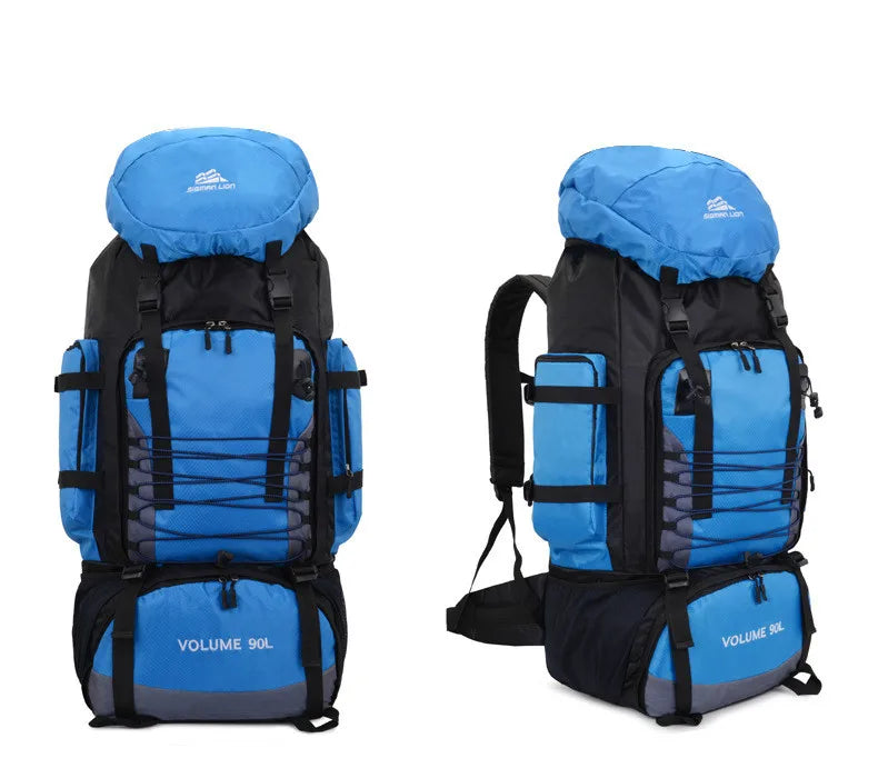 90L Travel Bag Camping Backpack Hiking Army Climbing Bag Trekking Mountaineering Mochila Large Capacity Sport Rucksack